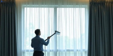 Commercial drapes cleaning service ransome hotels offices